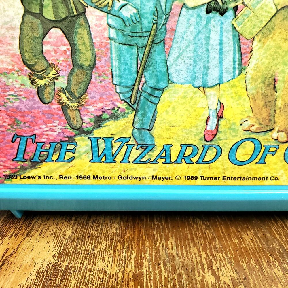 Vintage 1989 Wizard of Oz 50th Anniversary Aladdin Lunch Box lunchbox & Thermos - Picture 4 of 16